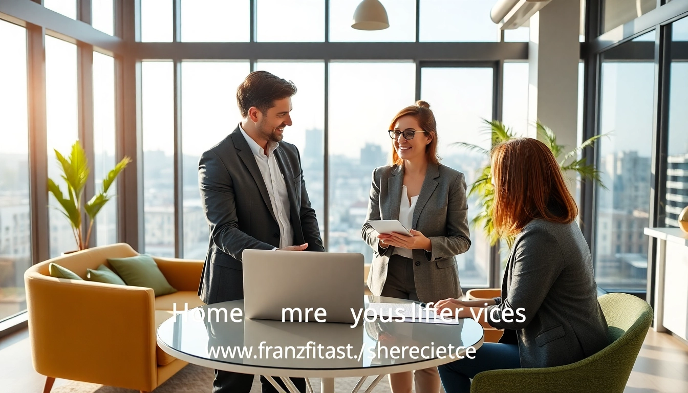 Immobilienmakler Frankfurt Eschersheim bietet professionelle Beratung im modernen Büro.