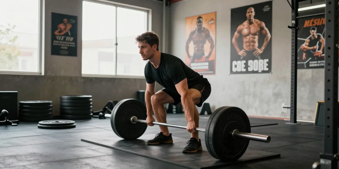 Anabolika Shop Deutschland: Bodybuilder trainiert intensiv im Fitnessstudio für Muskelaufbau.