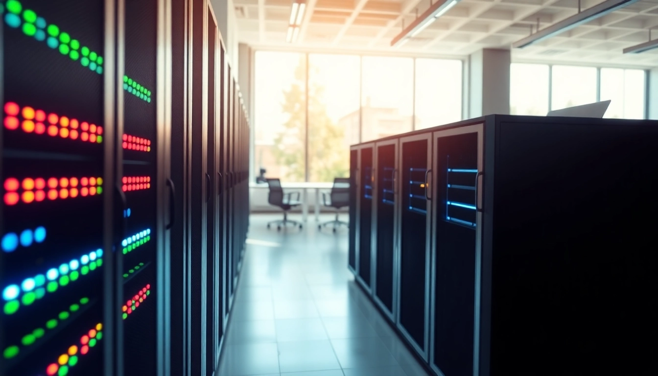 Windows Server 2025 Standard produktiv einsetzen in einem modernen IT-Arbeitsplatz mit Serverraum.