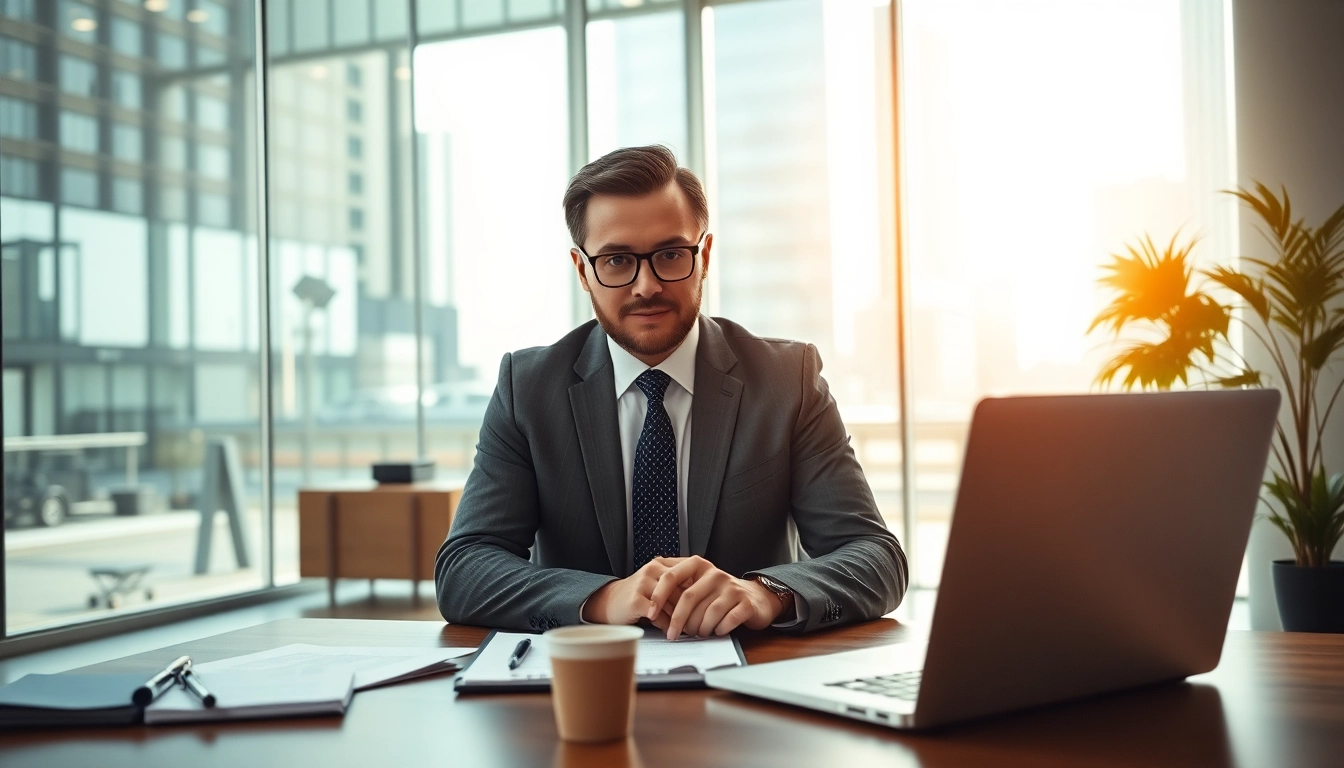 Headhunter Schweiz sucht talentierte Kandidaten in einem modernen Büro.